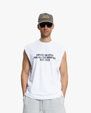 Croyez Winners Sleeveless T-Shirt | White