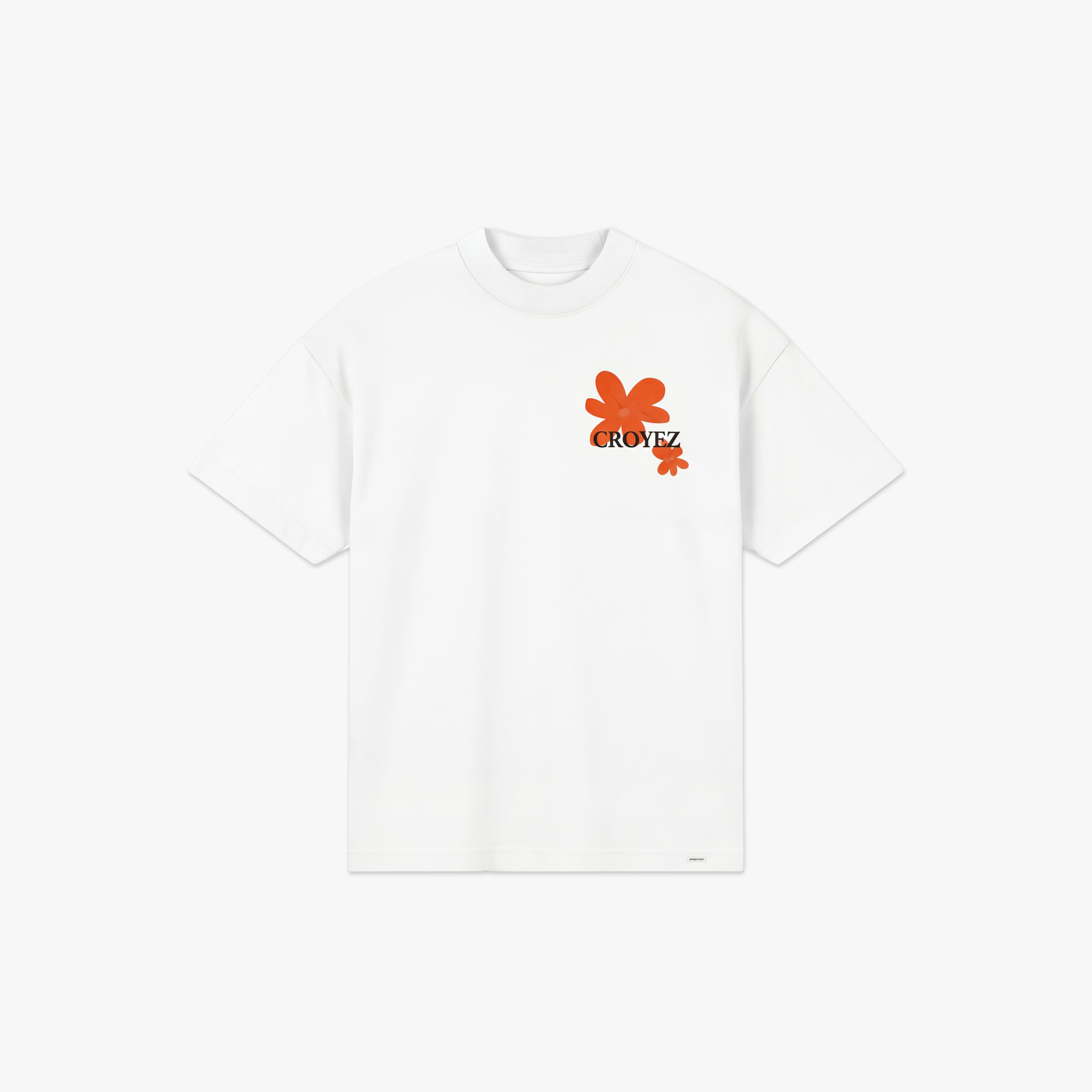  Croyez Botanique T-Shirt | White/Orange