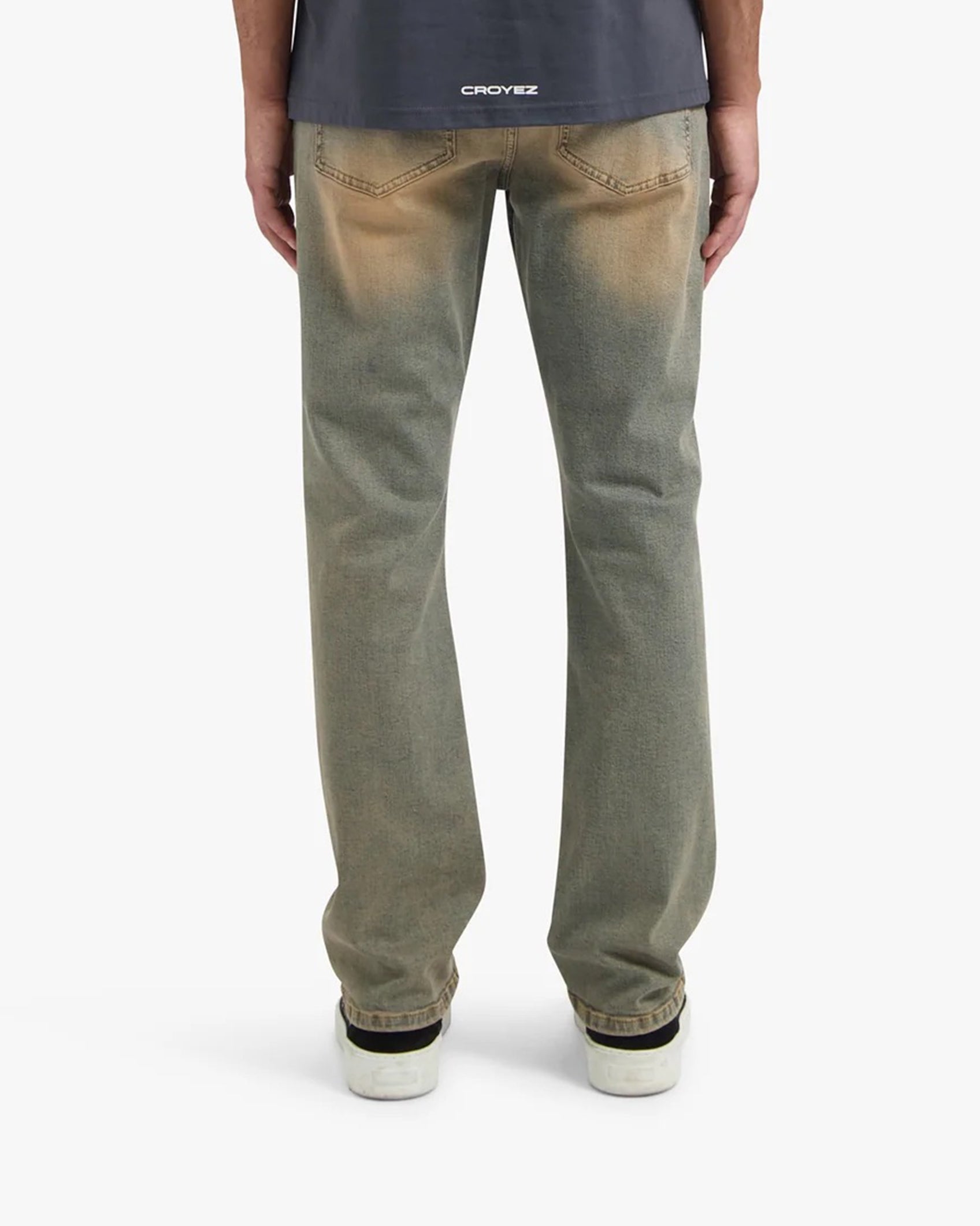 CROYEZ SAND WASHED STRAIGHT LEG DENIM | LIGHT BLUE