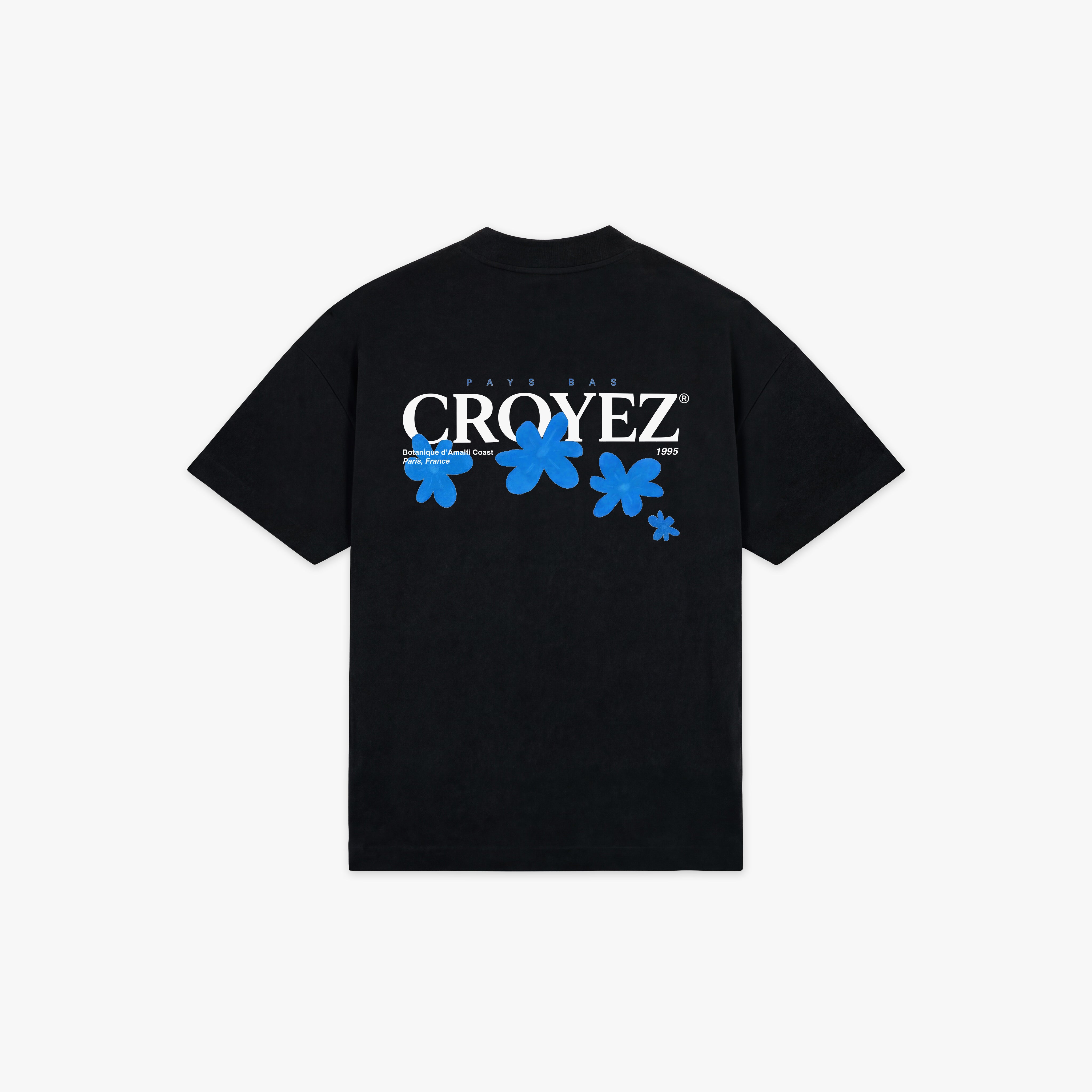 Croyez Botanique T-Shirt | Black/Tiffany Blue - Croyez
