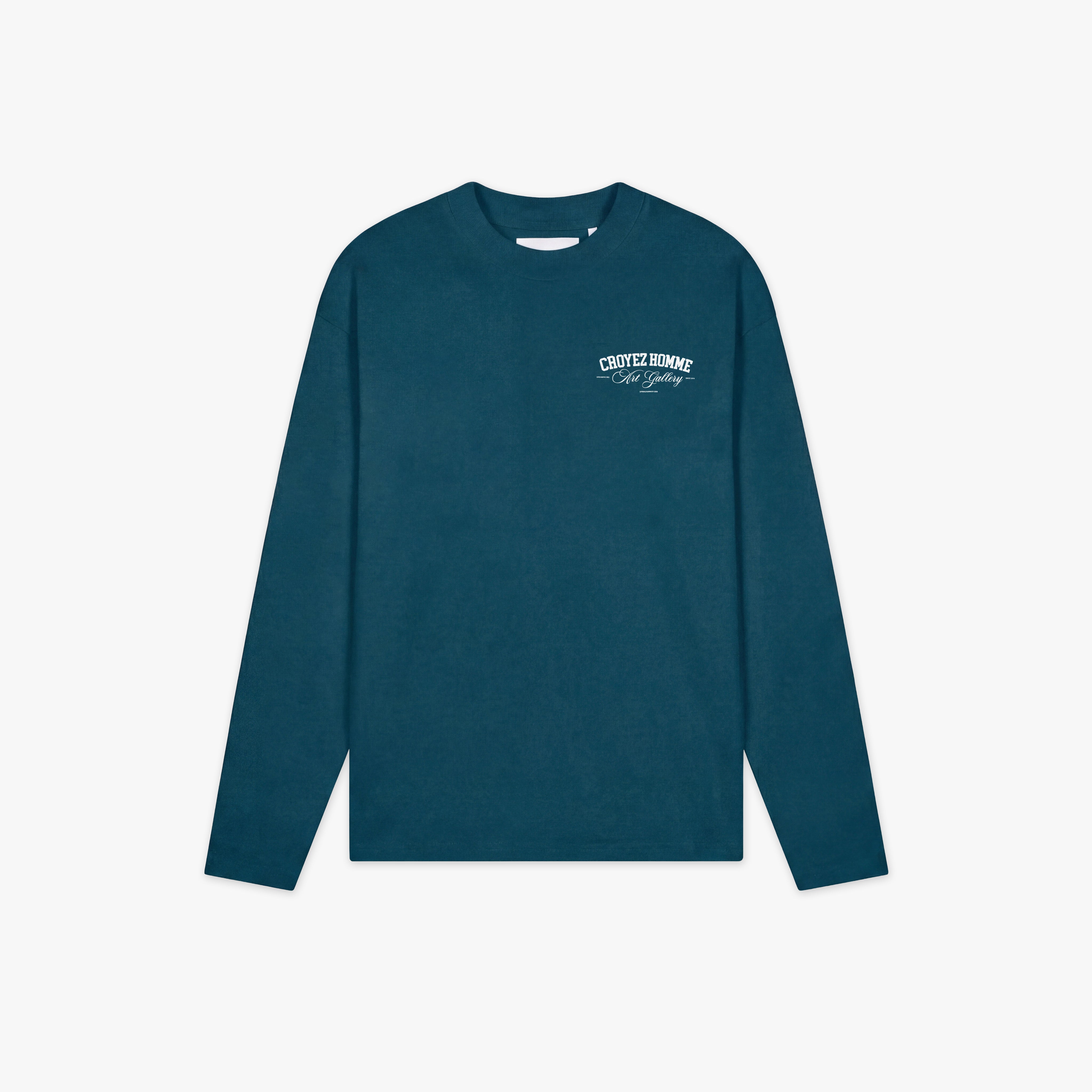  Croyez Art Gallery Longsleeve | Dark Teal