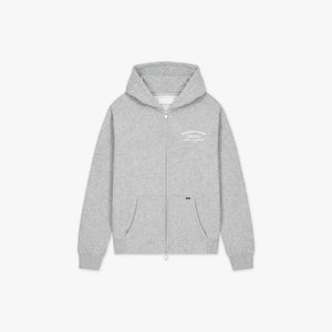 Croyez Original Fraternite Zip Hoodie | Grey Melange