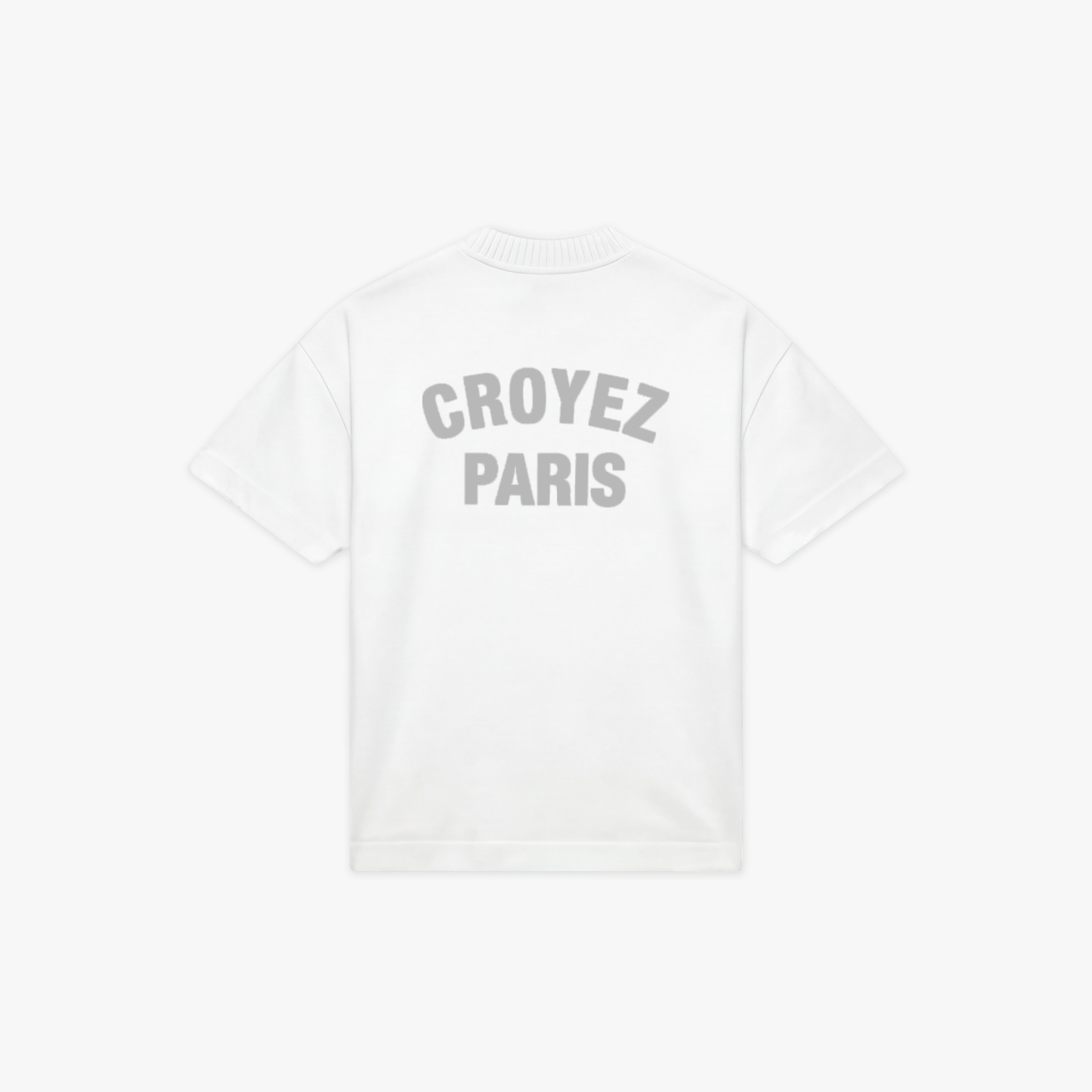 Croyez Paris Knit T-Shirt | White