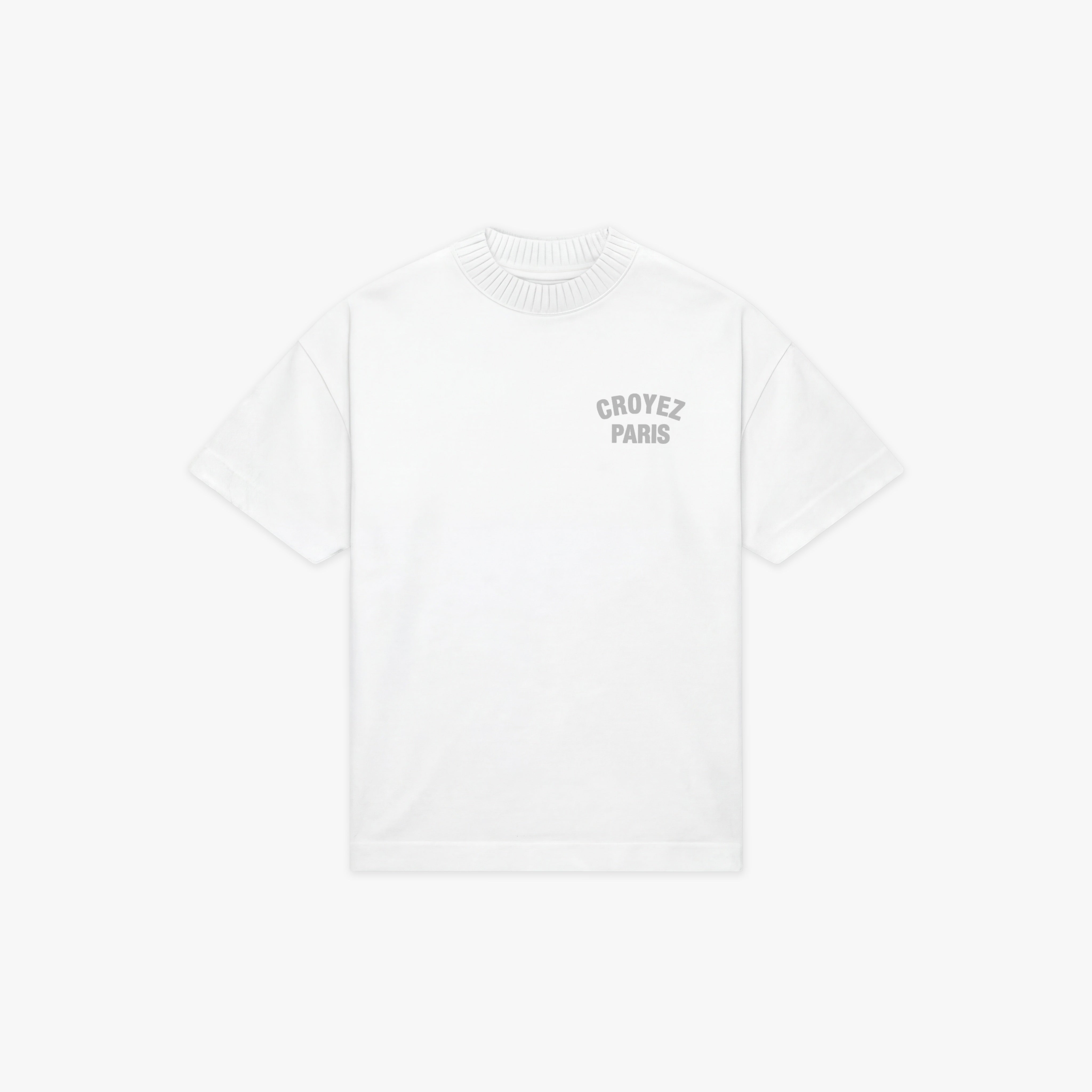  Croyez Paris Knit T-Shirt | White