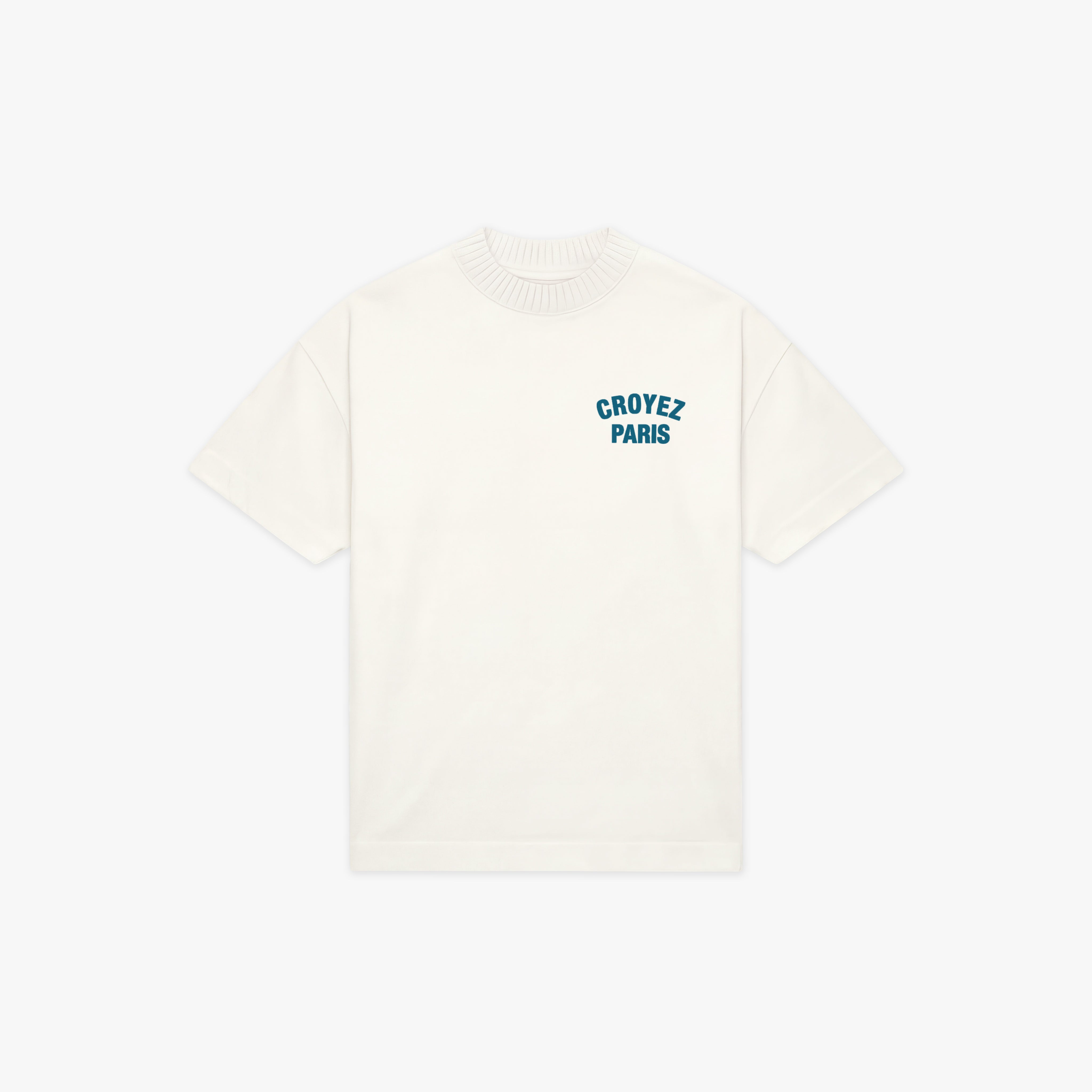  Croyez Paris Knit T-Shirt | Off-White