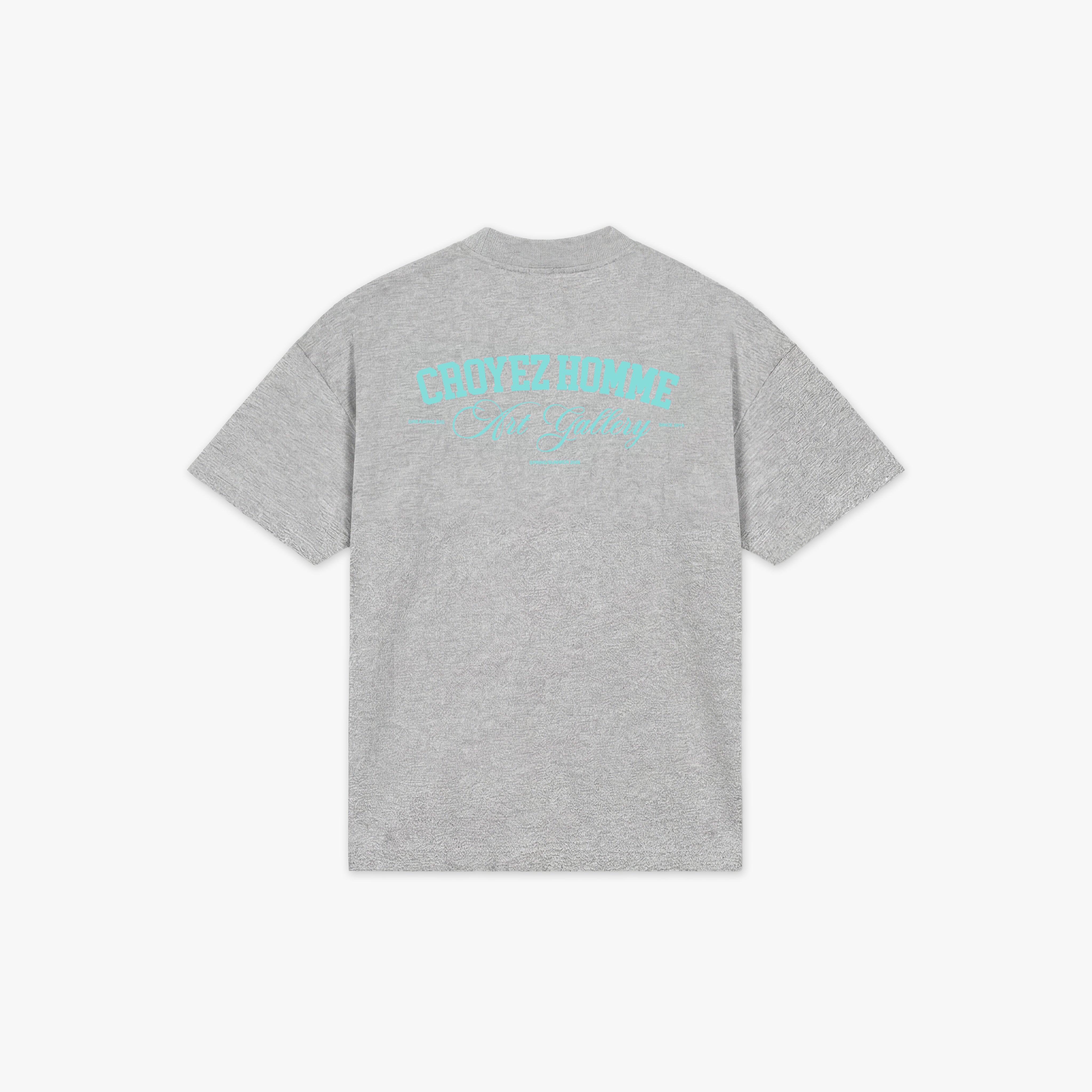 Croyez Art Gallery T-Shirt | Grey Melange
