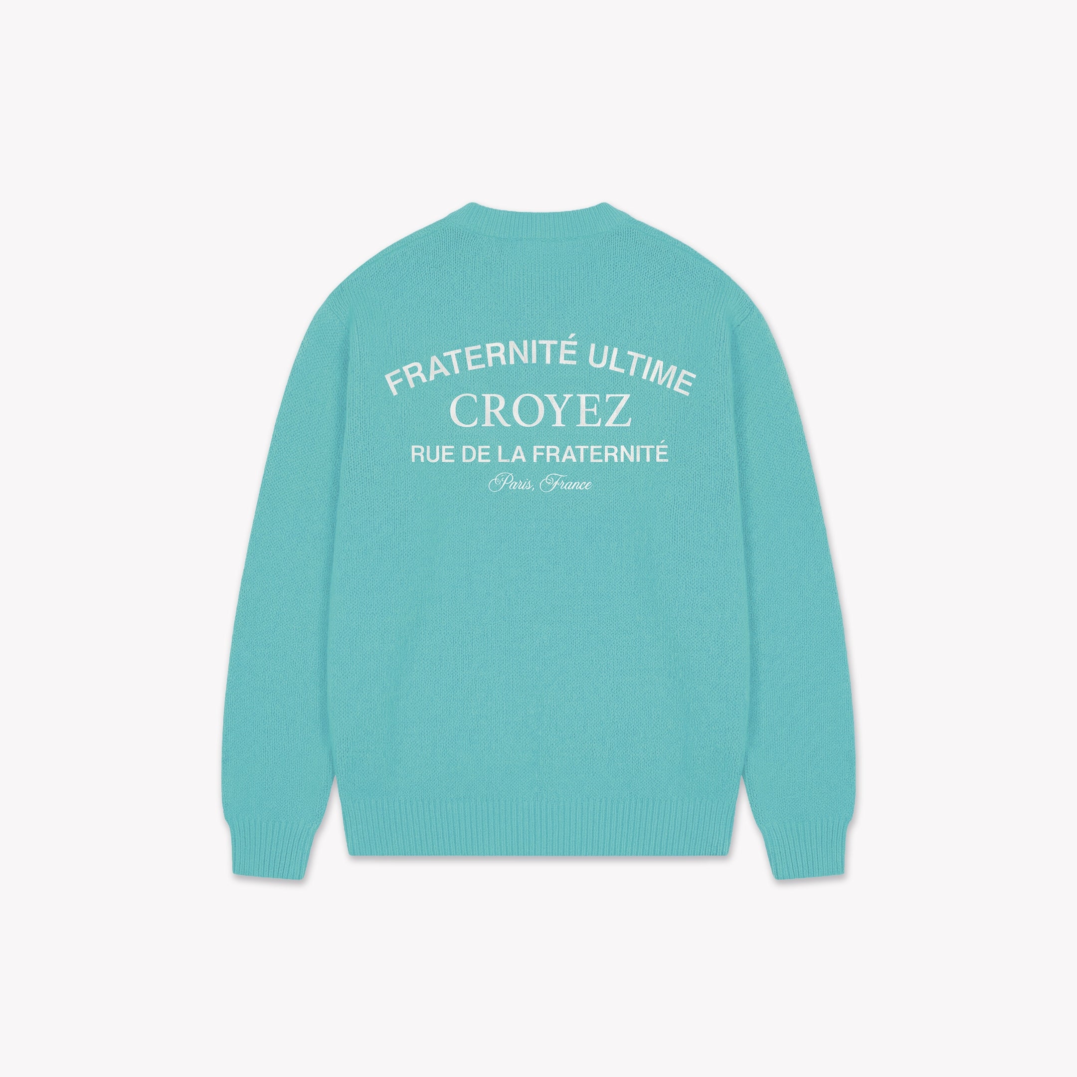 Croyez Original Fraternite Knit Sweater | Tiffany Blue