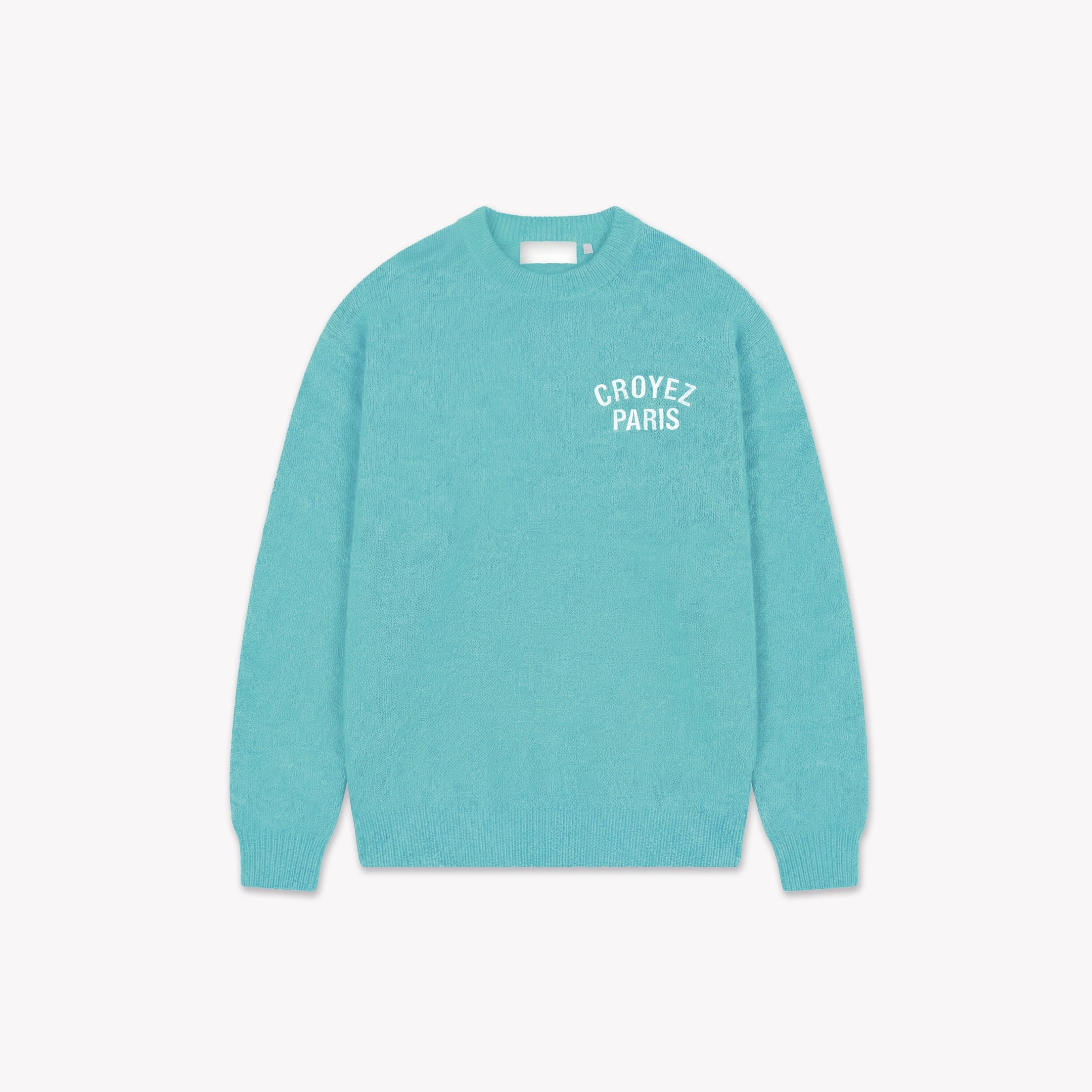  Croyez Paris Knit Sweater | Tiffany Blue