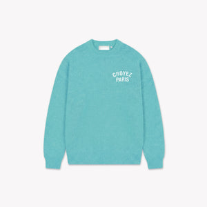 Croyez Paris Knit Sweater | Tiffany Blue