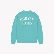 Croyez Paris Knit Sweater | Tiffany Blue
