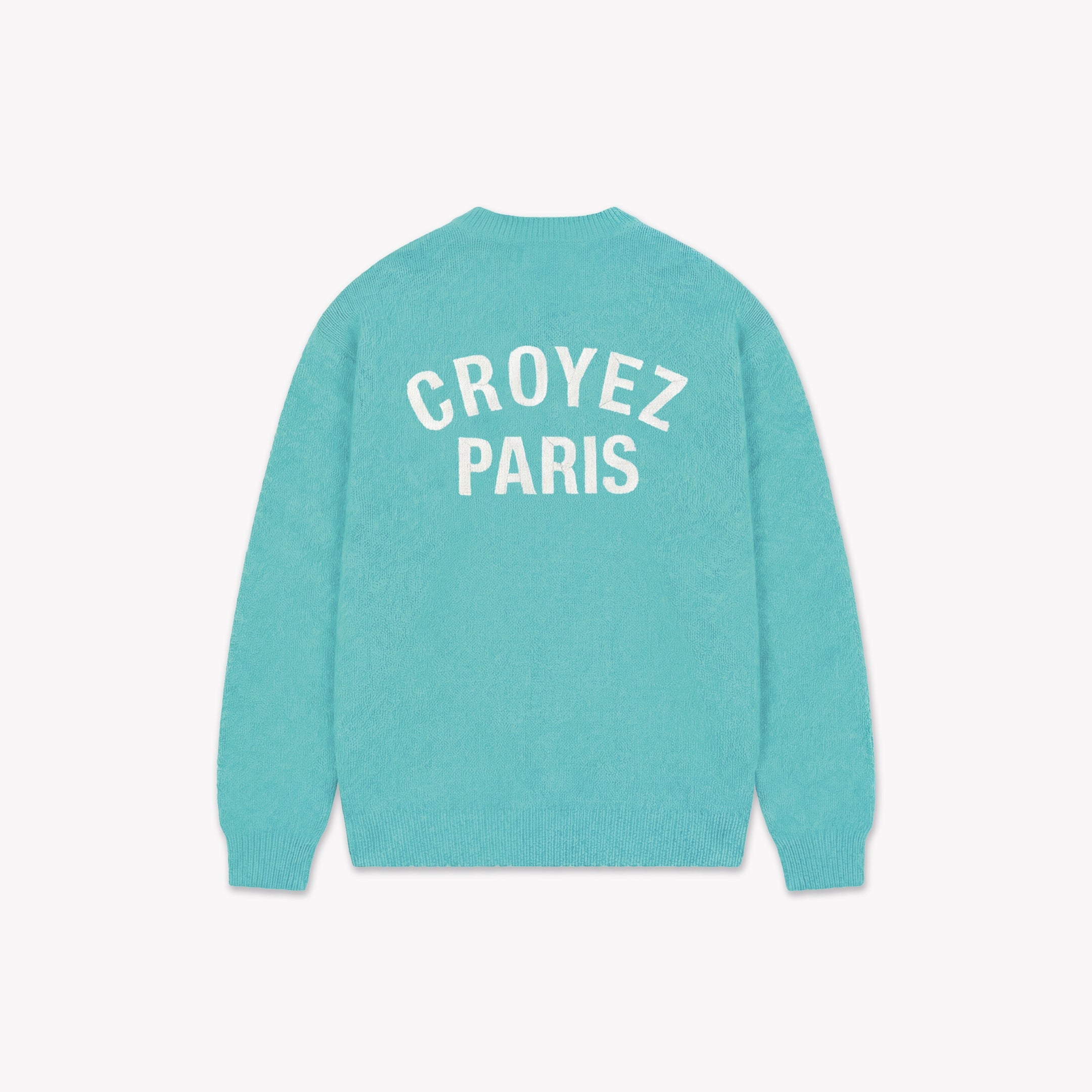 Croyez Paris Knit Sweater | Tiffany Blue