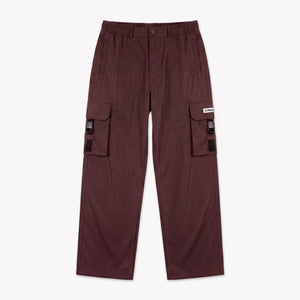 Croyez Etiquette Nylon Pants | Burgundy