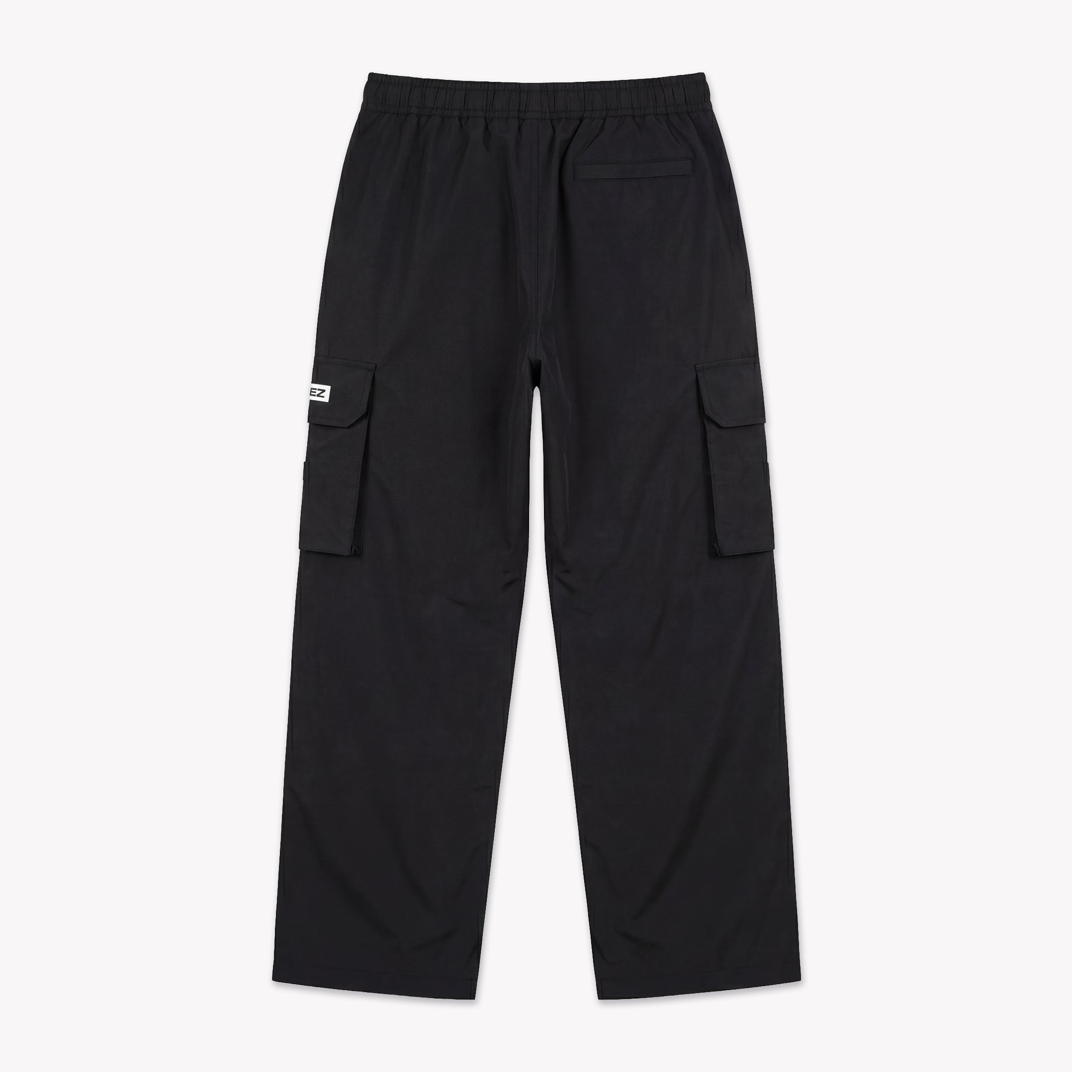 Croyez Etiquette Nylon Pants | Black