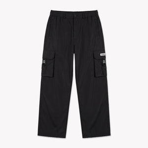 Croyez Etiquette Nylon Pants | Black