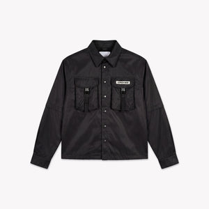 Croyez Etiquette Nylon Jacket | Black