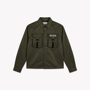 Croyez Etiquette Nylon Jacket | Dusty Olive