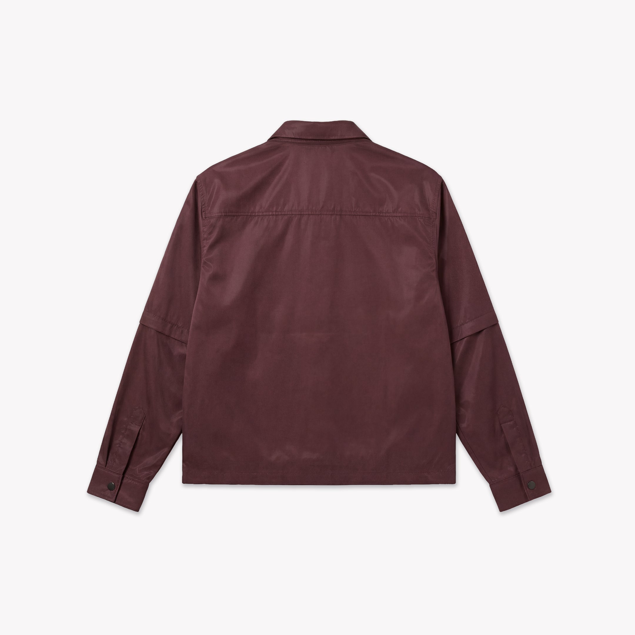 Croyez Etiquette Nylon Jacket | Burgundy