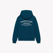 Croyez Original Fraternite Zip Hoodie | Dark Teal