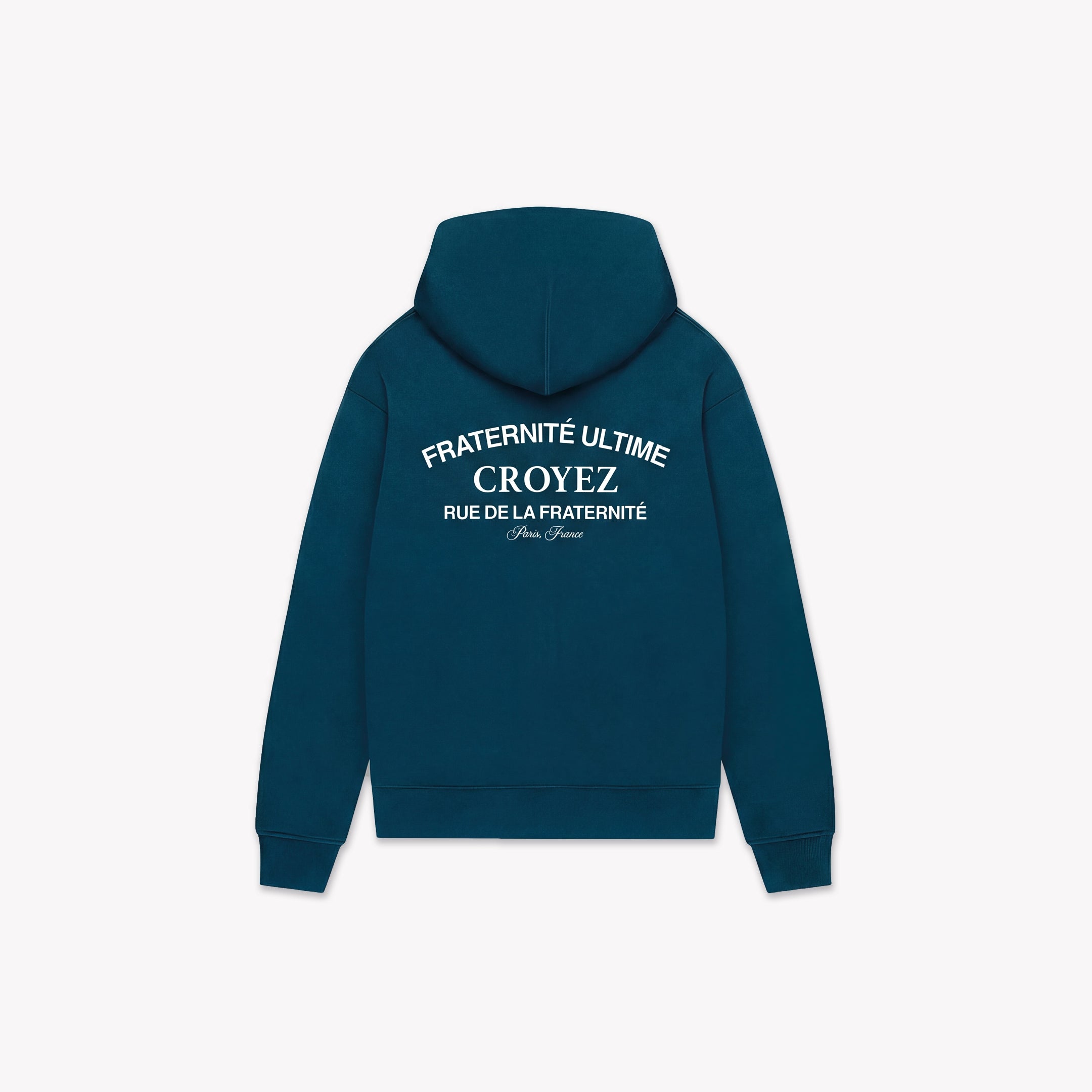 Croyez Original Fraternite Zip Hoodie | Dark Teal
