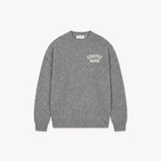 Croyez Paris Knit Sweater | Grey Melange