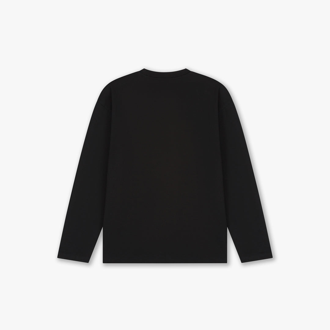 Croyez Midnight Eagle Longsleeve T-Shirt | Black