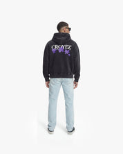Croyez Botanique Zip Hoodie | Acid Wash/Dark Purple