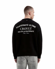 Croyez Original Fraternite Knit Sweater | Black