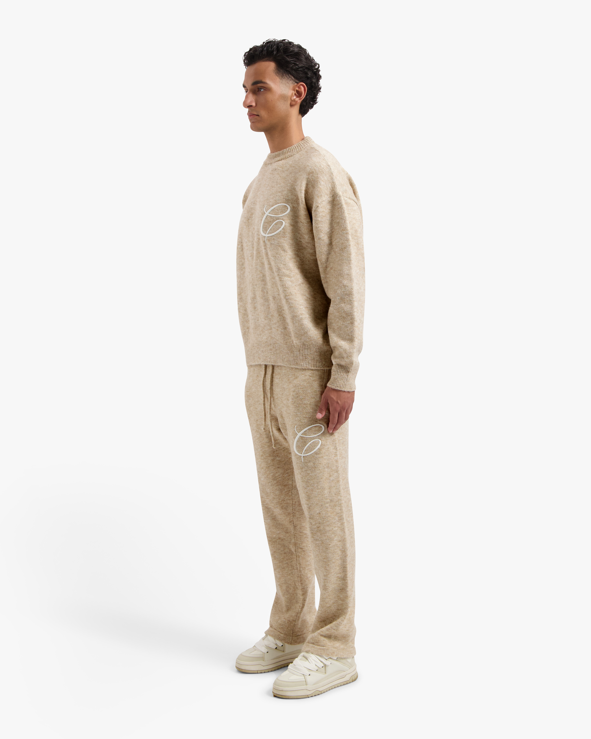 Croyez Essence Knit Tracksuit | Beige
