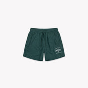 Croyez Overlay Fraternite Swim Shorts | Forest Green