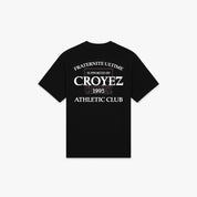 Croyez Overlay Fraternite T-Shirt | Black