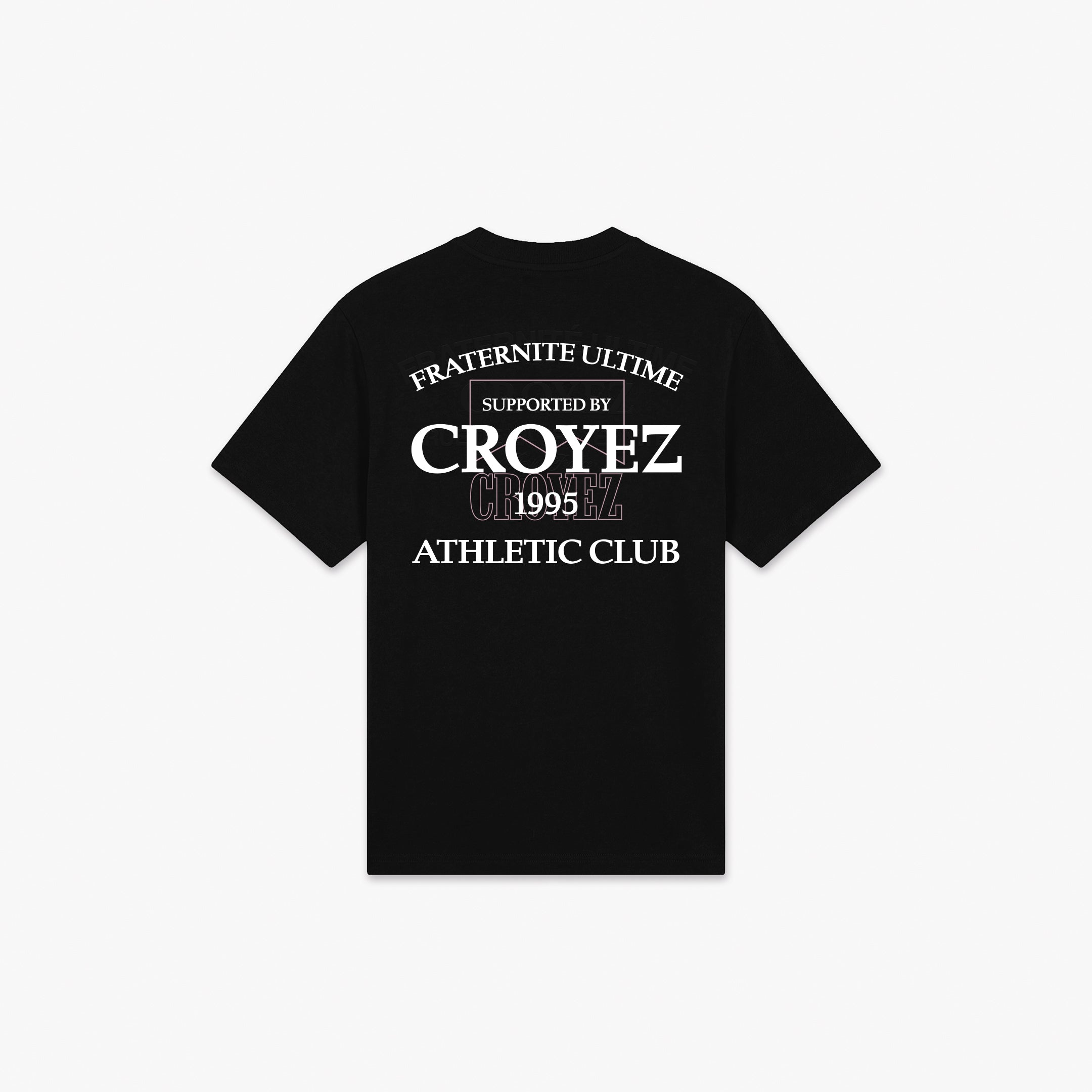 Croyez Overlay Fraternite T-Shirt | Black