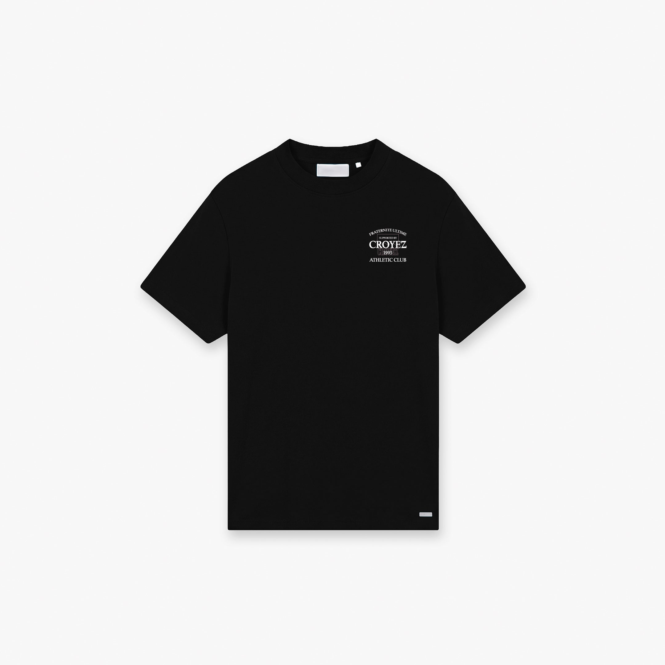  Croyez Overlay Fraternite T-Shirt | Black