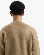 CROYEZ ÉTIQUETTE KNIT SWEATER | BEIGE