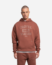 Croyez Heavyweight College Hoodie | Melted Red