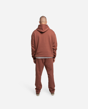 Croyez Heavyweight College Relaxed Sweatpants | Melted Red