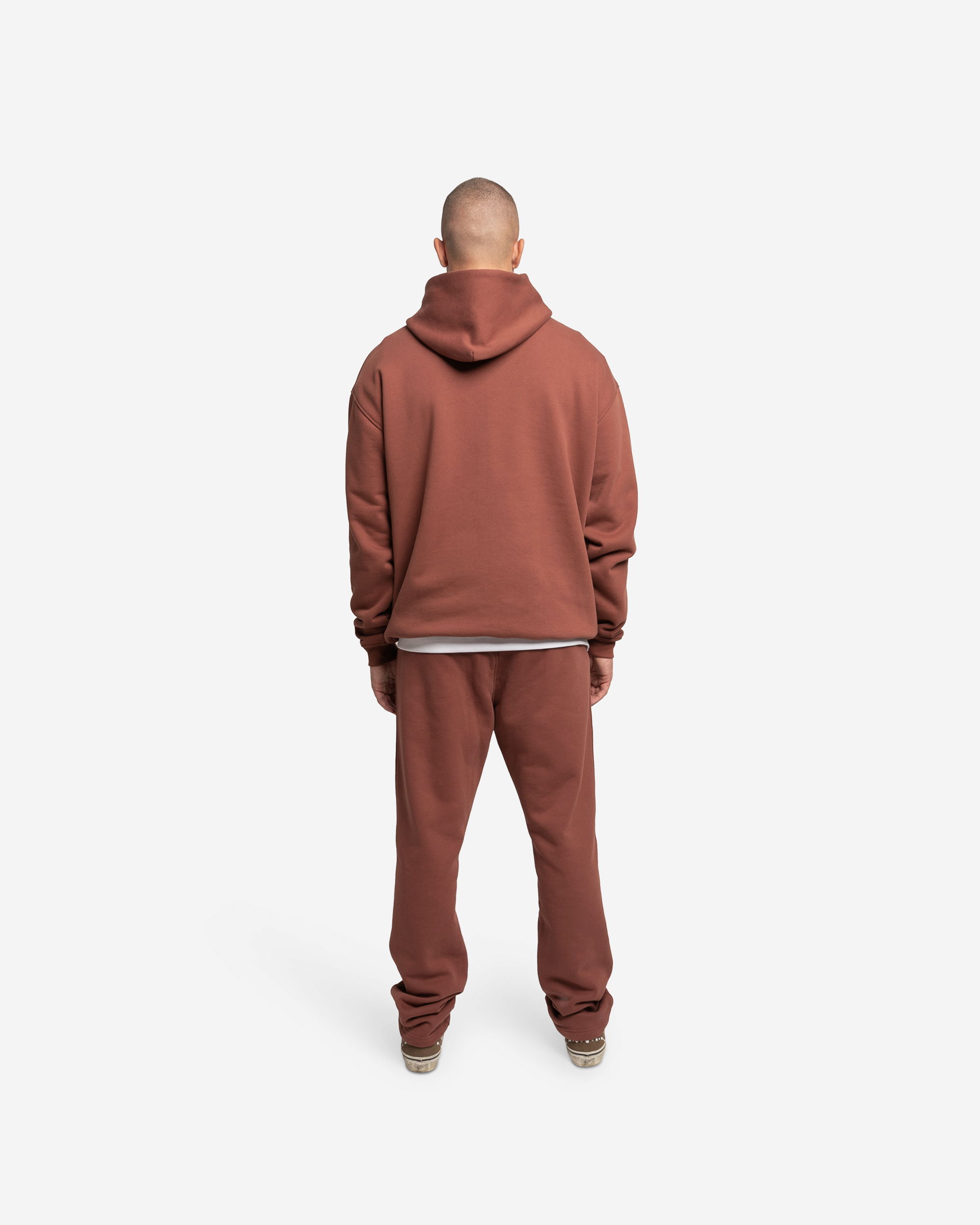 Croyez Heavyweight College Relaxed Sweatpants | Melted Red