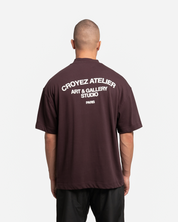 Croyez Art Studio T-Shirt | Raisin Red
