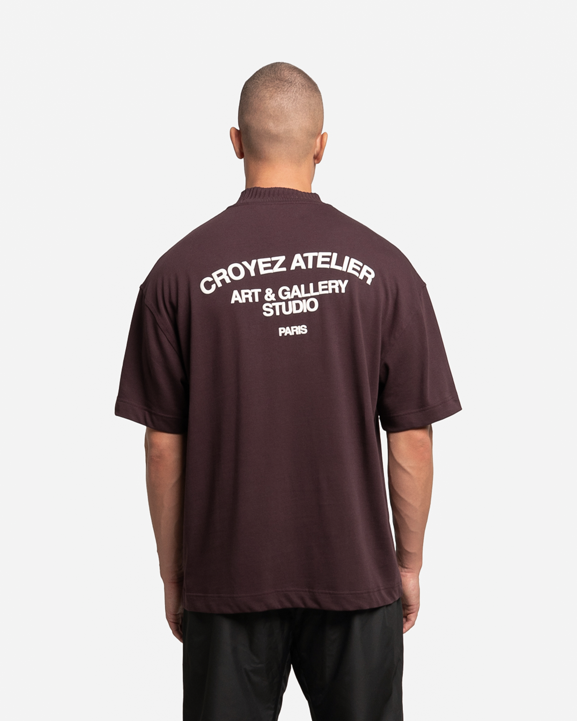 Croyez Art Studio T-Shirt | Raisin Red