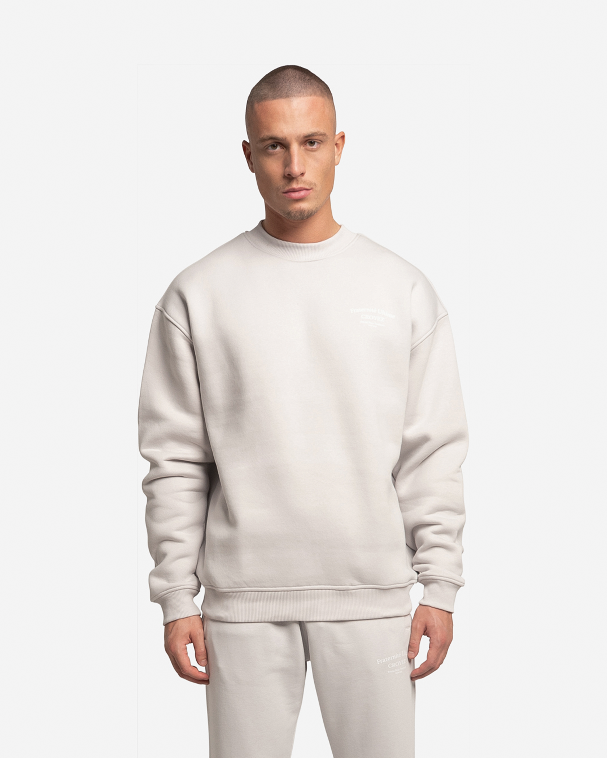Croyez Fraternité Ultime Sweater | Light Grey