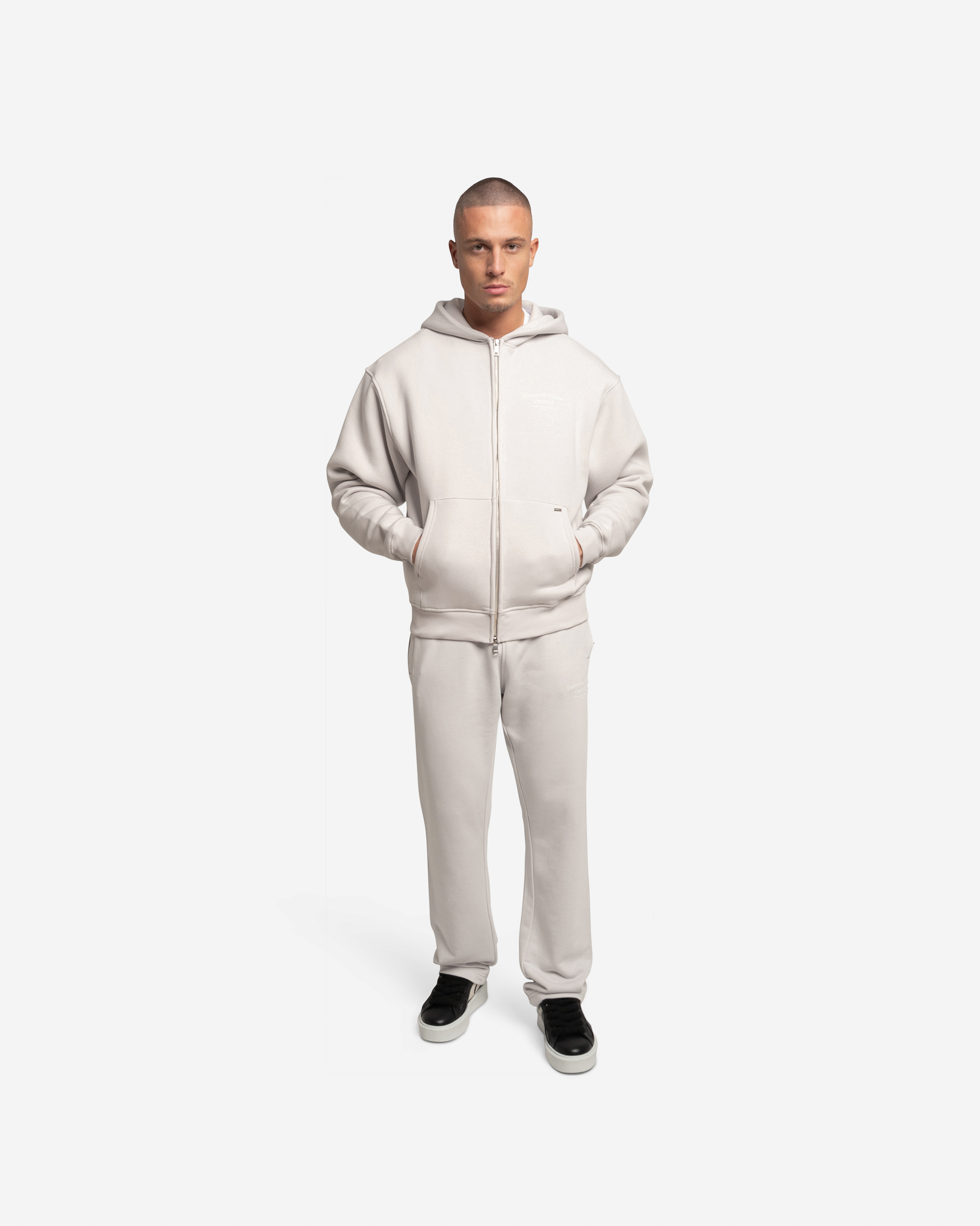 Croyez Fraternité Ultime Zip Hoodie | Light Grey