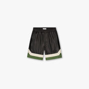 Croyez Logo Leather Short | Black