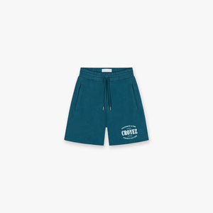 Croyez Stamp Shorts | Dark Teal