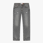 Croyez Straight Leg Washed Denim | Light Grey