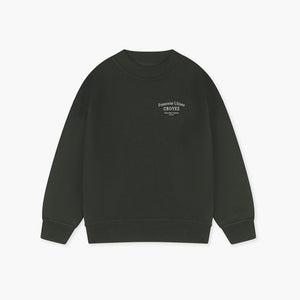 CROYEZ MINI FRATERNITÉ SWEATER | DARK GREEN
