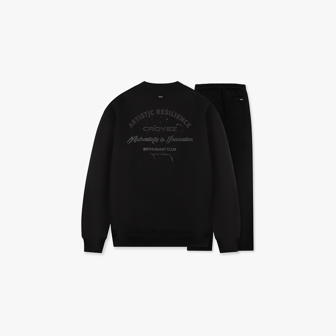 CROYEZ ENTHUSIAST CLUB TRACKSUIT - BLACK