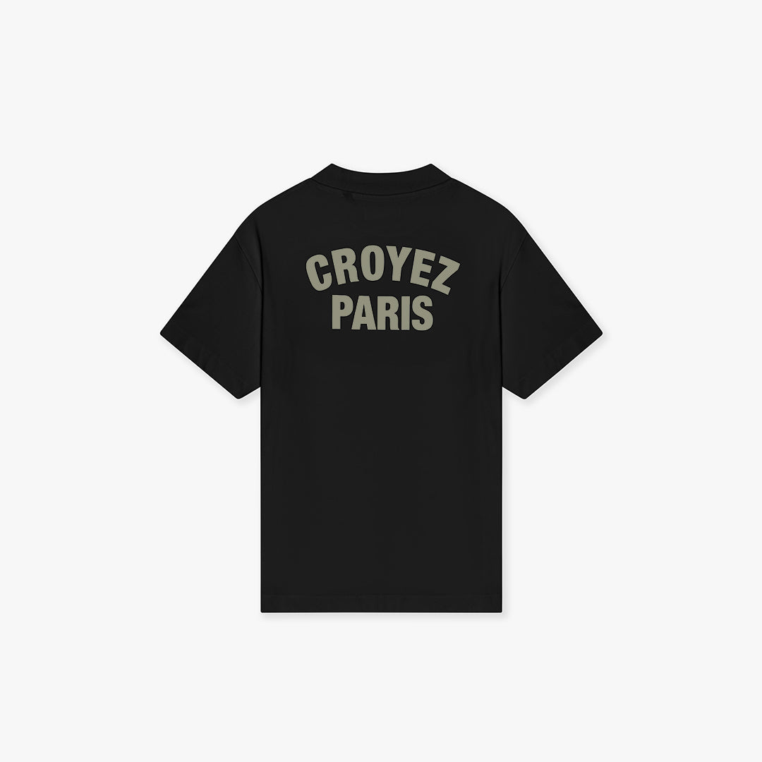 CROYEZ PARIS T-SHIRT | BLACK