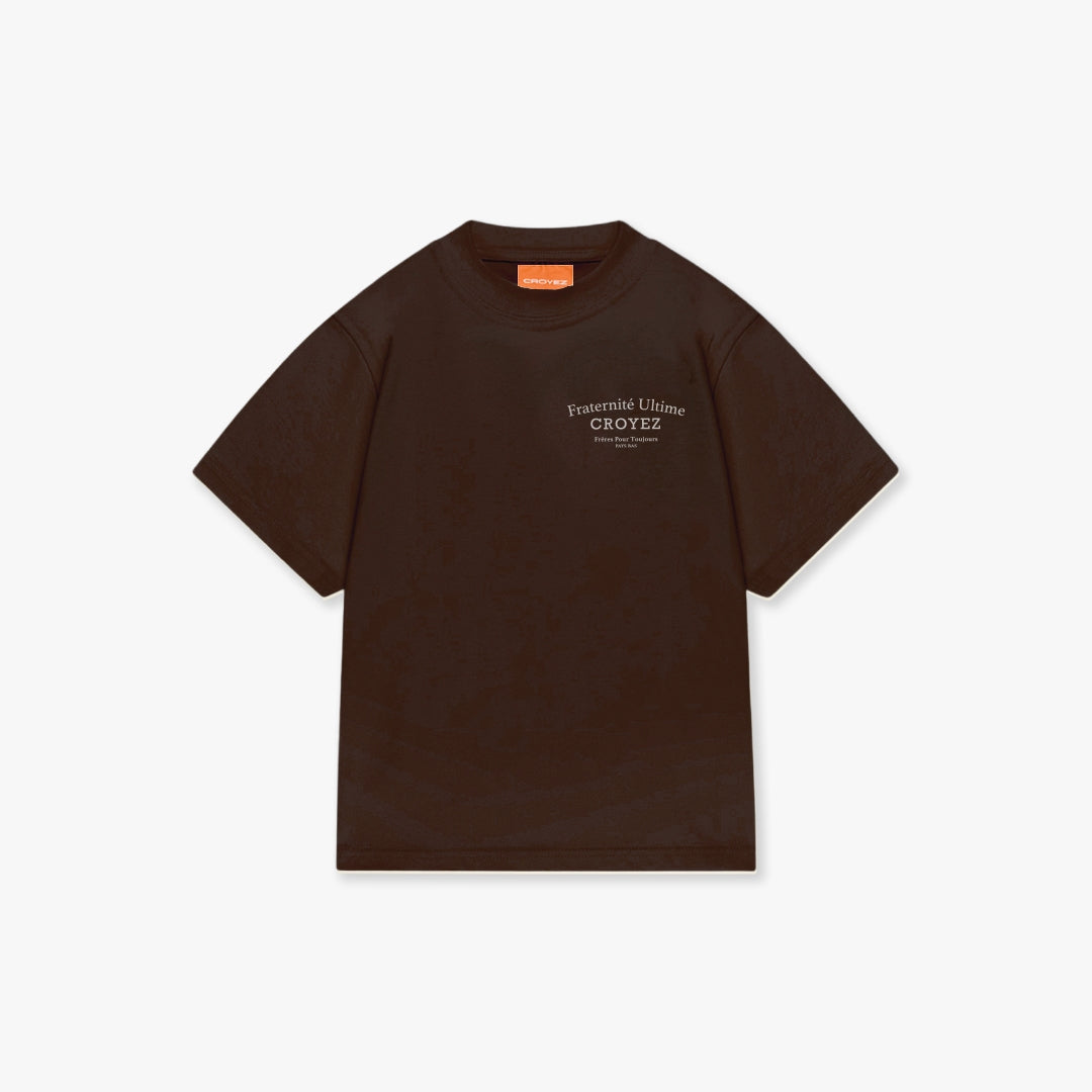  CROYEZ MINI FRATERNITÉ T-SHIRT | BROWN