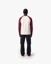 Croyez Two Tone Longsleeve | Off-White/Cherry
