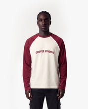 Croyez Two Tone Longsleeve | Off-White/Cherry