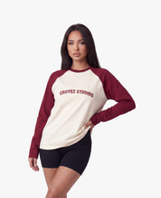 Croyez Two Tone Longsleeve | Off-White/Cherry